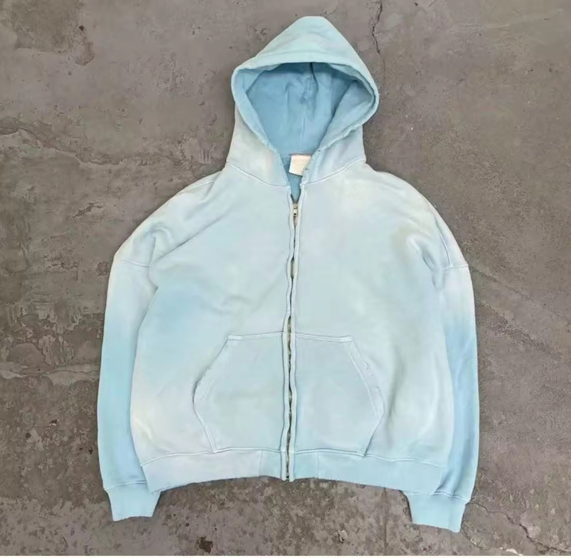【KOOLOSET】Total Dirty Washed Brushed Hood Zip-Up KOOLOSET】Total Dirty Washed Brushed Hood Zip-Up