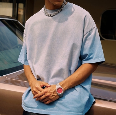 Buy 250 Gsm Oversized Streetwear Vintage Sun Faded Acid Wash T Shirt Oversized Men'S online manufacture