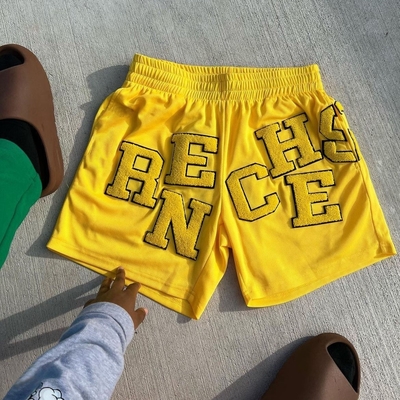 Buy Customized Labels Breathable Fit Casual Print Jogger Sports Gym Running Basketball Mesh Shorts for Men online manufacture