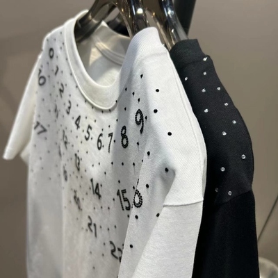 Buy Oversized Vintage Heavyweight Rhinestone T Shirt Black For Men Women'S Custom 100% Cotton 260Gsm online manufacture