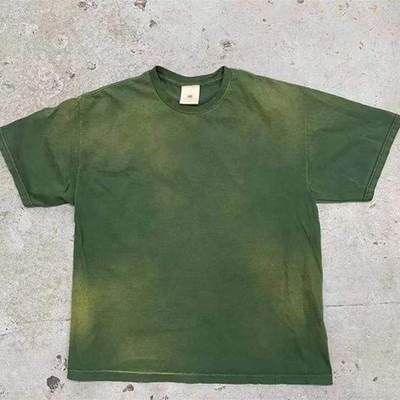 Buy Custom Logo Heavyweight Hip Hop Style 300 Grams Acid Washed Oversized Distressed Tshirt online manufacture