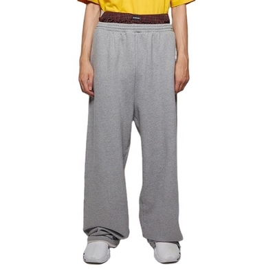 Buy Custom Double Waist Wide Leg Men's Sweatpants in High Street Style with Fleece Cotton online manufacture