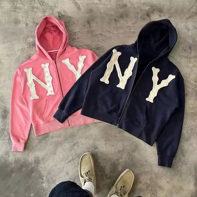 Buy Unisex Streetwear Oversized Cut Edge Raw Hem Boxy Crop Hoodies with Customized Design online manufacture