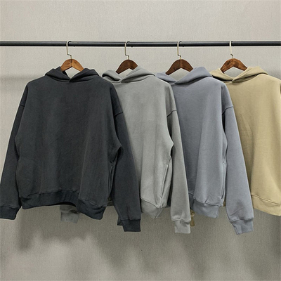 Buy Custom Hooded Sweatshirt For Boys Lightweight Heavyweight Hoodie Acid Wash Black Spring Season online manufacture