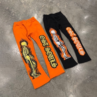 Buy Knitted Men's Printed Fleece Baggy Track Pants for Lightweight Style and Comfort online manufacture