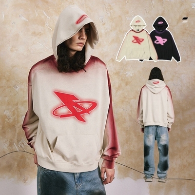 Buy 2024 Streetwear Fashion Hoodie Handmade Acid Washed 420gsm Pullover for Men and Women online manufacture