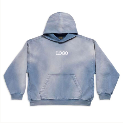Buy Vintage Oversized Cropped Sun Fade Tie Dye Acid Wash Hoodie Customized Streetwear Men's online manufacture