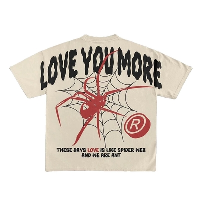 Buy 1000 Hip Hop Oversized Drop Shoulder Graphic Tees Dtg Print Screen Printing T-shirt Custom online manufacture