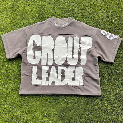 Buy Vintage Acid Wash Graphic Screen Printing Cropped Men's T-Shirt Printed S-5XL or Custom online manufacture