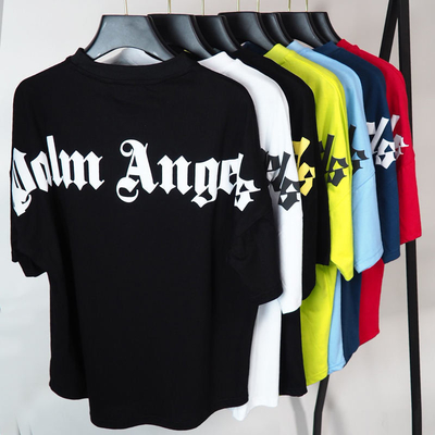 Buy 240gsm Heavy Cotton Boxy Fit T Shirt with 3D Foam Print and O-Neck Collar Blank Plain online manufacture