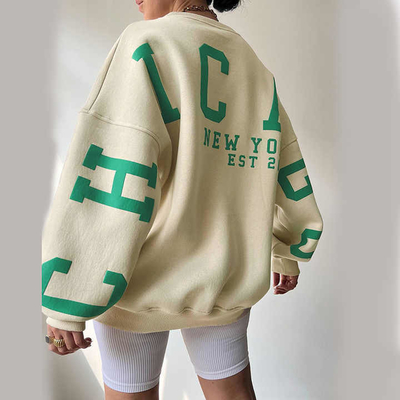 Buy Y2k Letter Screen Print Custom Hoodies Sweatshirt Sustainable Crop Top for Women online manufacture