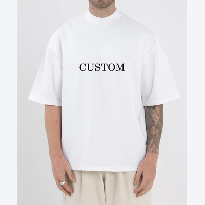 Buy Colorful or Customized 220 gsm 100% Cotton 300Gsm Heavyweight Oversized Boxy T-Shirt online manufacture