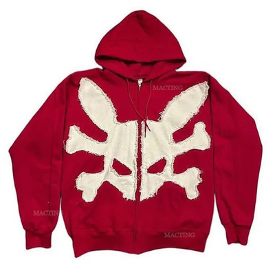 Buy Cotton French Terry Embroidery Acid Wash Vintage Unisex Distressed Patch Applique Hoodies online manufacture