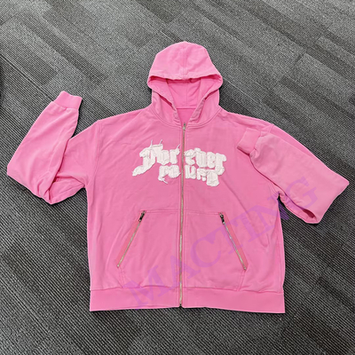 Buy Men's Heavyweight Cotton Vintage Acid Wash Custom Streetwear Embroidered Logo Hoodie online manufacture