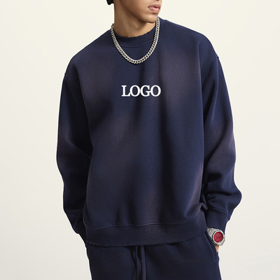 Buy Vintage Sun Faded Distressed Crew Neck Sweatshirt Hoodie in M-2XL or Custom Size online manufacture