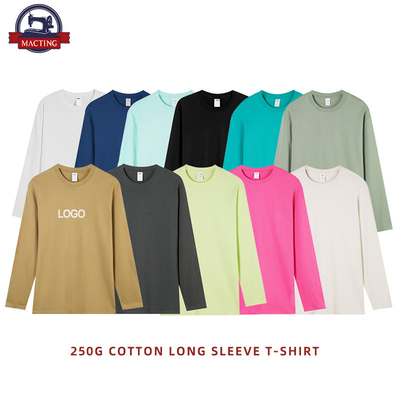 Buy Boys Brown Blue Long Sleeve Shirt Oversized White Blank Thermal Full Sleeve T Shirts Casual Wear online manufacture