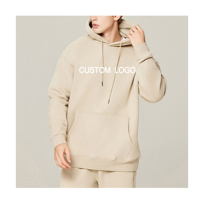 Buy 350G-700G Cotton French Terry Fleece Hooded Sweatshirt Men'S Oversized Loose Drop Shoulder online manufacture