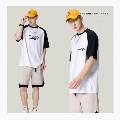 Buy Boys Youth Men's Baseball Oversized Ringer Tshirt in 100% Cotton Fabric for Streetwear online manufacture