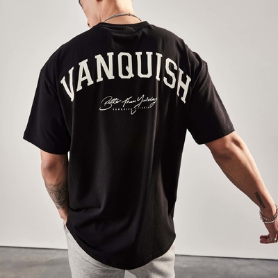 Buy 2023 Cotton Men's Oversized T-Shirt with Moisture Wicking Technology and O-Neck Collar online manufacture