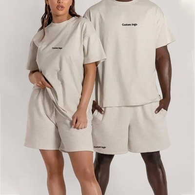 Buy Knitted Custom Logo Printing T Shirt Oversized for Couples in Casual and Unisex Style online manufacture