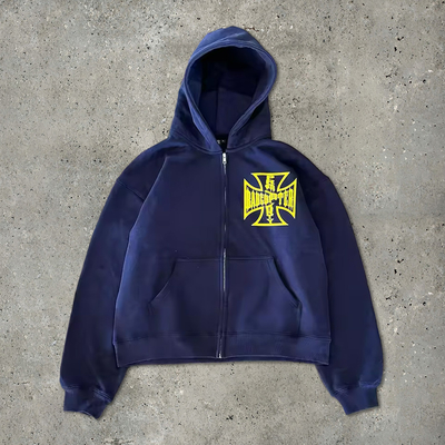 Buy Custom Lightweight French Terry Cotton Cut Raw Hem Cropped Vintage Acid Wash Sun Faded Blank Zip Up Baggy Hoodie online manufacture