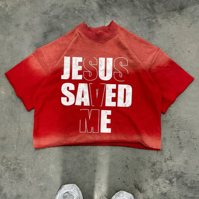 Buy Streetwear Oversized Tshirt Custom Acid Washed Vintage T Shirt Heavyweight Cotton Boxy Cropped T Shirt for Men online manufacture