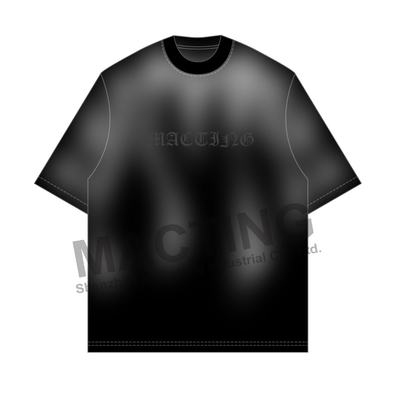Buy Custom New Design Logo Sun Faded T Shirt Men 100% Cotton Boxy Oversized Vintage Washed Cut and Sew Streetwear T-shirt online manufacture