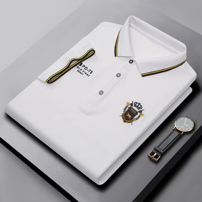 Print Custom Uniform Golf Polo Shirts in Jersey Fabric for Golf Business Uniform