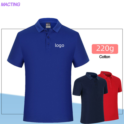 Luxury Sublimation Polo T Shirt for Custom Office Uniforms in Plus Size Knitted Cotton