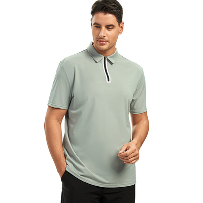 Customized Colorful Golf Polo Shirts Quick Dry Fit Mens Plain Uniform with Logo Print