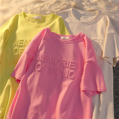 Custom 3d Emboss Print T Shirt for Men Women Embossing Printing Tee Shirt Logo Design