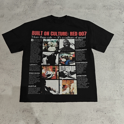 Custom Printing Heat Transfer Acid Wash Sun Faded T-shirt Heavyweight Cotton Cropped Boxy Fit Graphic T Shirt for Men